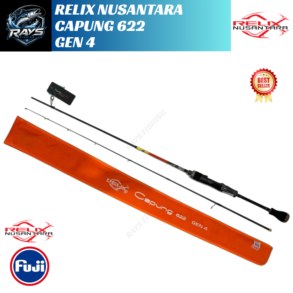Relix Nusantara capung 622 Joran pancingan murah ultra light