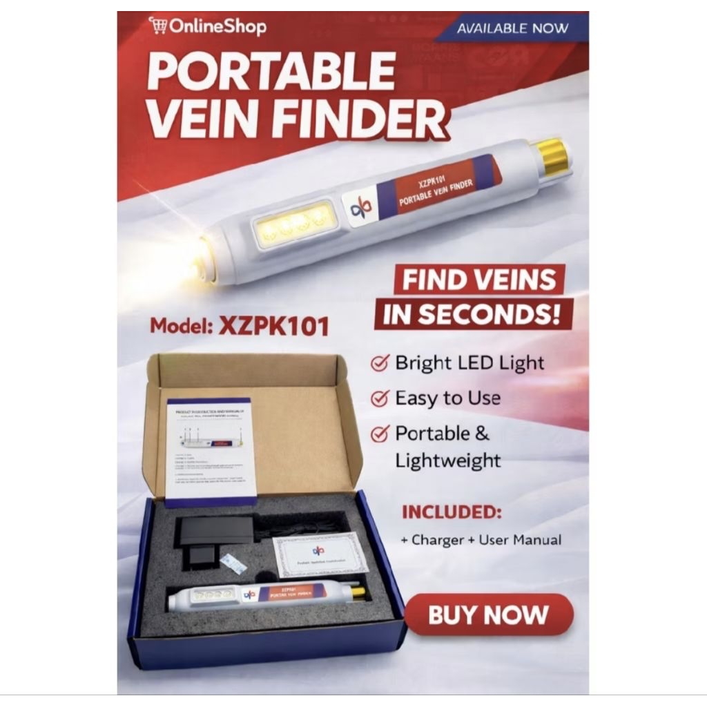 Alat pencari vena/Portable vein finder/Vein finder detector/Vein viewer XZPK101