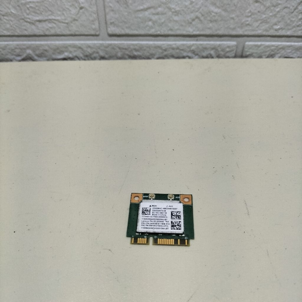 Wifi Card Wireless LAN Laptop Lenovo Ideapad 100-14ibd