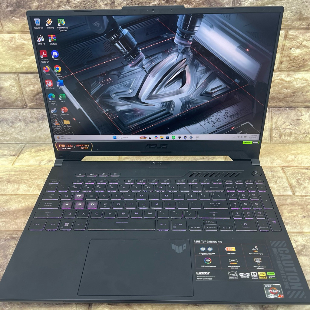 ASUS TUF GAMING RTX 4050 RAM 16/512
