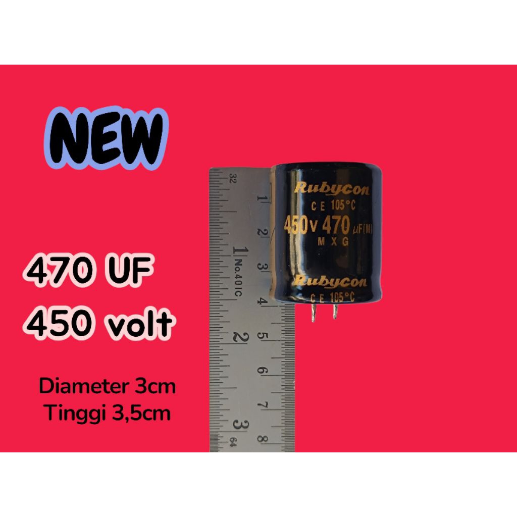 elco kapasitor 470uf 450 volt Elko capacitor 470 uf 450v