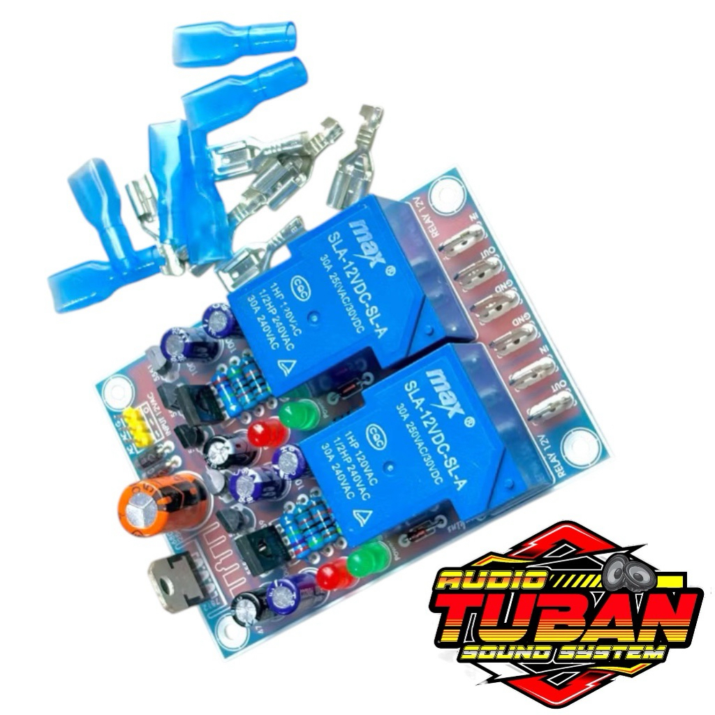 Protektor SPEAKER stereo siap pakai pcb fiber
