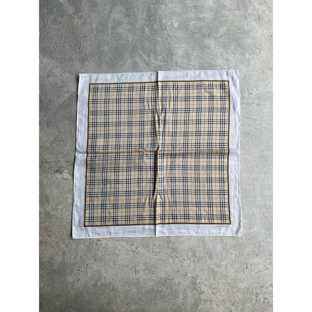 Vintage Burberry Handkerchief / Bandana