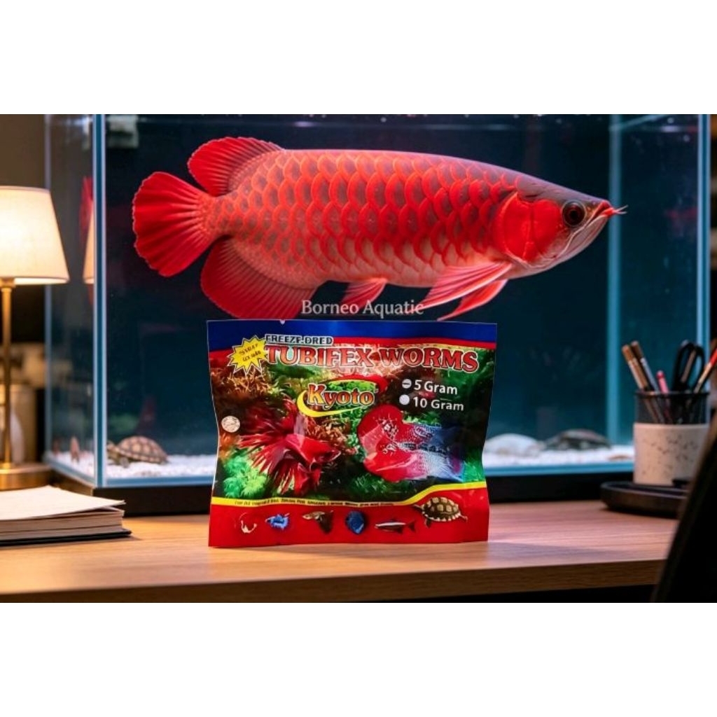 Cacing sutra kering kyoto // Pakan ikan cacing kyoto