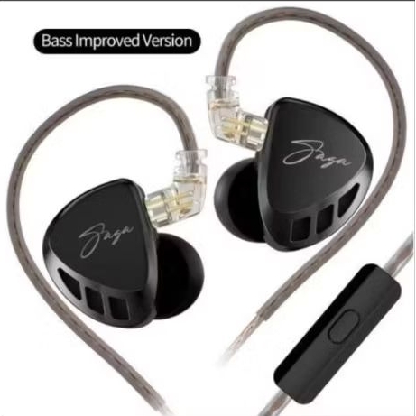 KZ Saga In Ear Eraphone IEM Single DD Metal With Mic