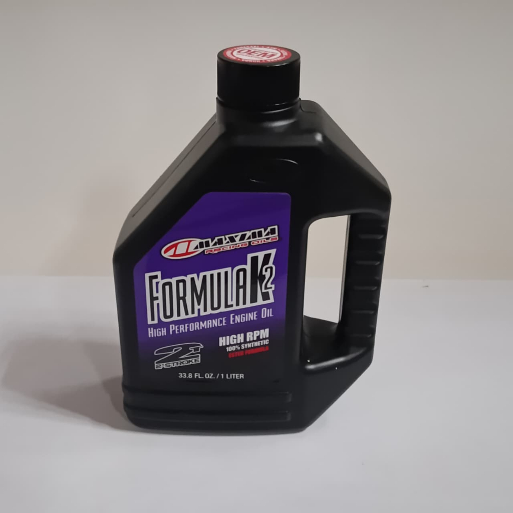 Oli Samping Maxima Formula K2 2T 1 Liter Original USA Pelumas Mesin Motor 2 Tak Racing High RPM