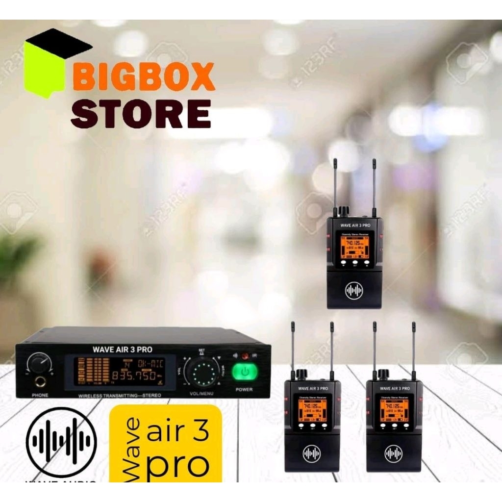 Wave Air 3 Pro  wireless IEM 1TX - 3RX