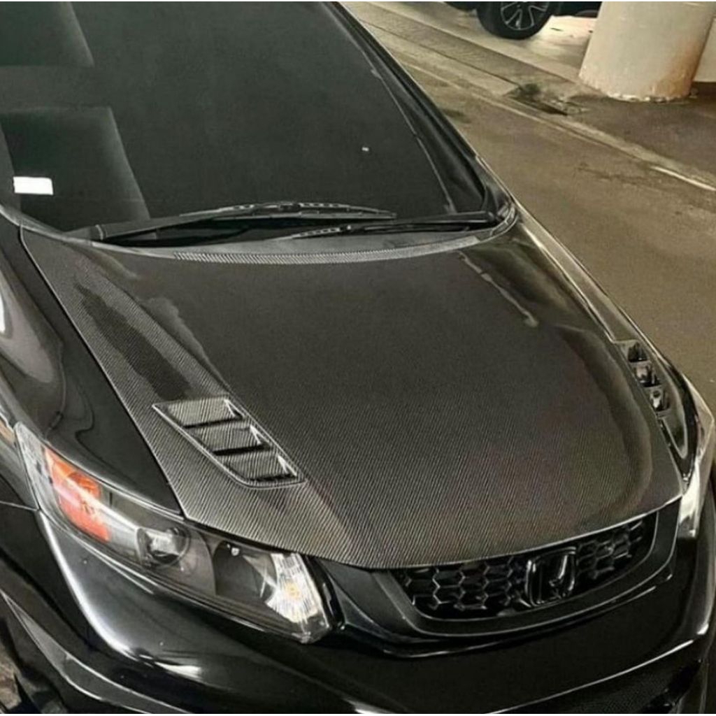 KAP MESIN HONDA CIVIC FB MUGEN CARBON KEVLAR