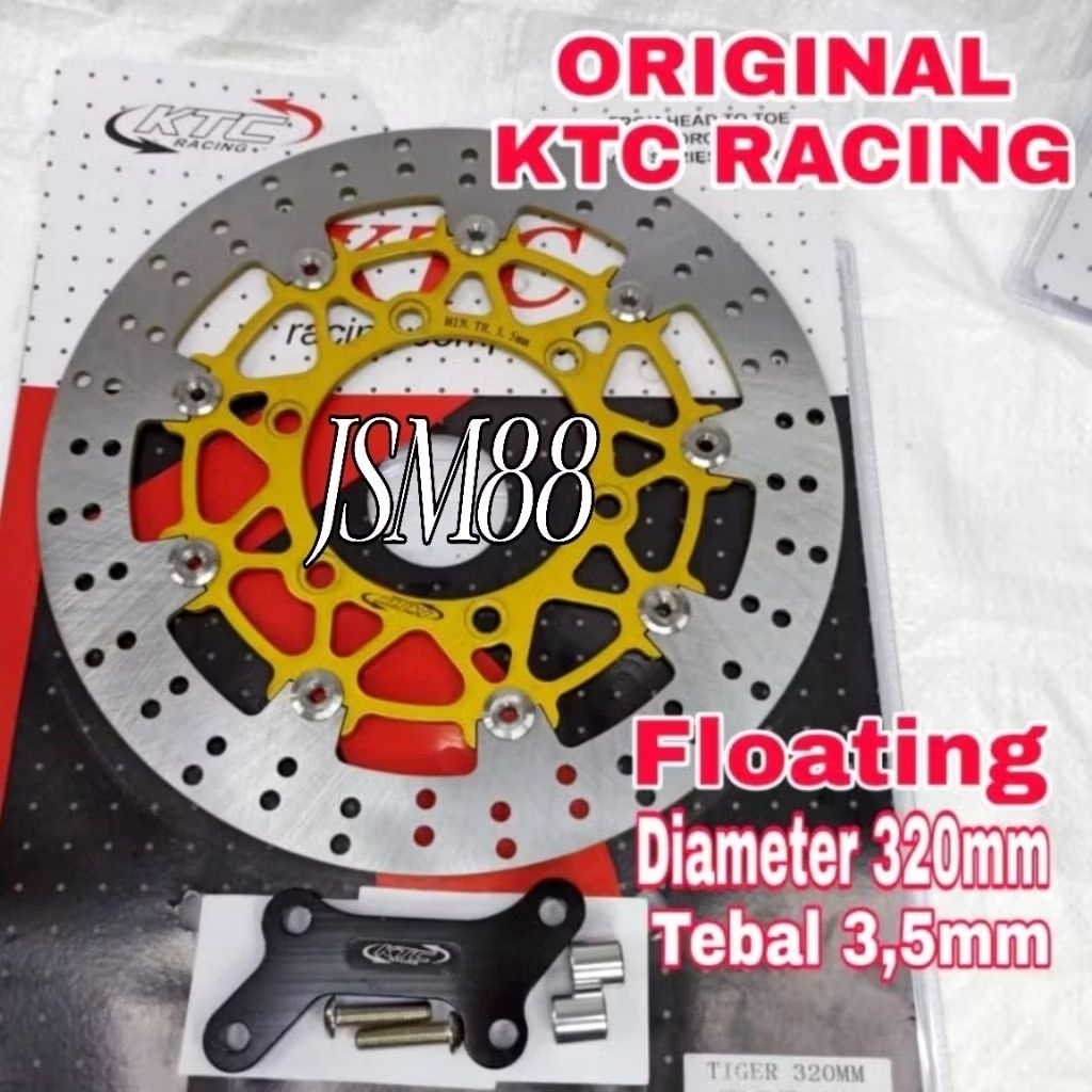 Disc brake KTC floating 320mm Tiger old cb 150r old verza / Disc depan KTC tiger cb150 Verza megapro