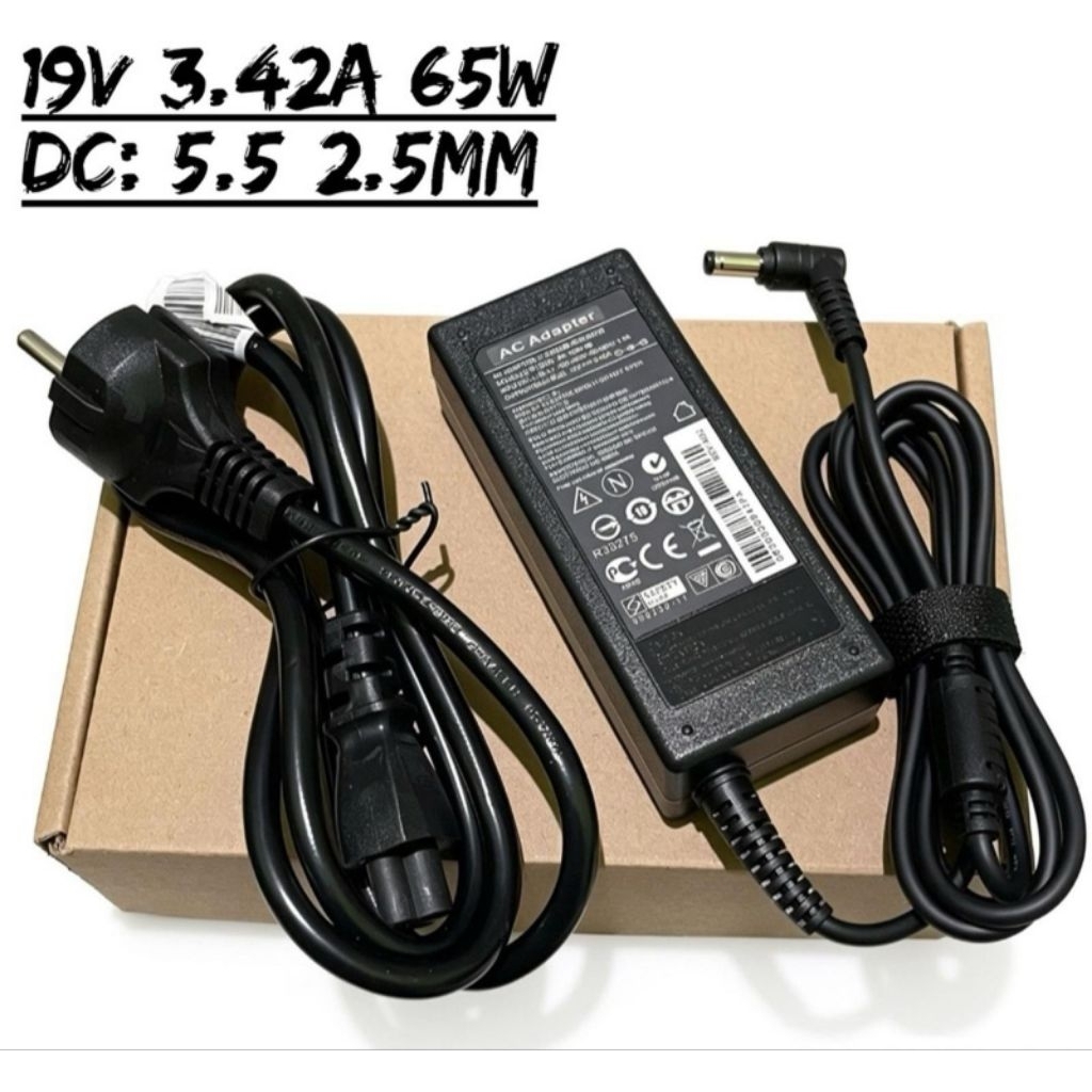 Adaptor Charger Laptop Toshiba Satellite A215 A505 A660 C55 C655 C75 C75D C855 CL15 E45T L645 L675 L