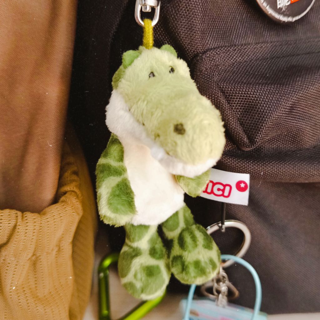 Crocodile [ NICI ] | Plushie keychain - Bagcharm / ganci