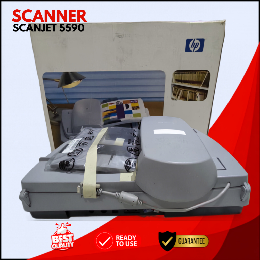 Scanner HP ScanJet 5590 Original Baru Stok Lama Flatbed + ADF High Resolution USB
