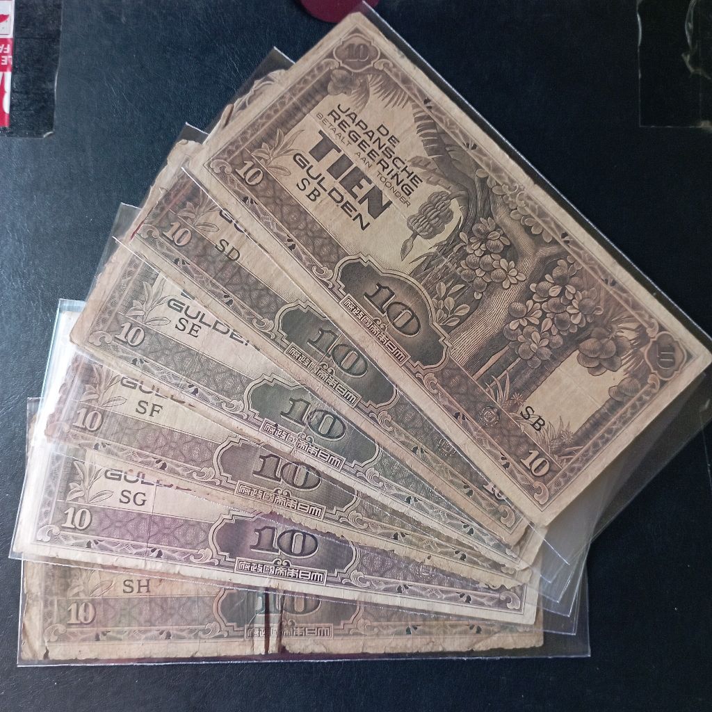 variasi prefik uang kertas 10 reggering tahun 1942