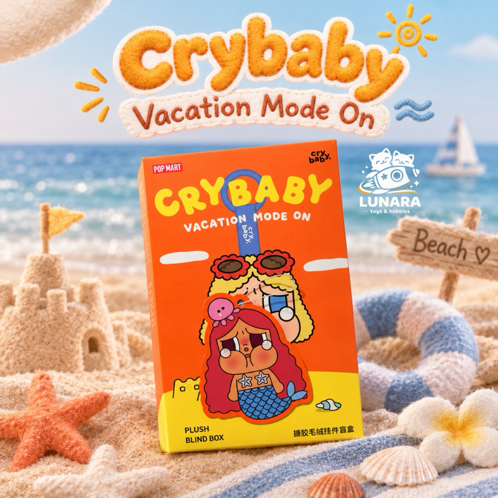 [INSTAN] CRYBABY Vacation Mode On Secret Merbaby Tears Original Gantungan Tas