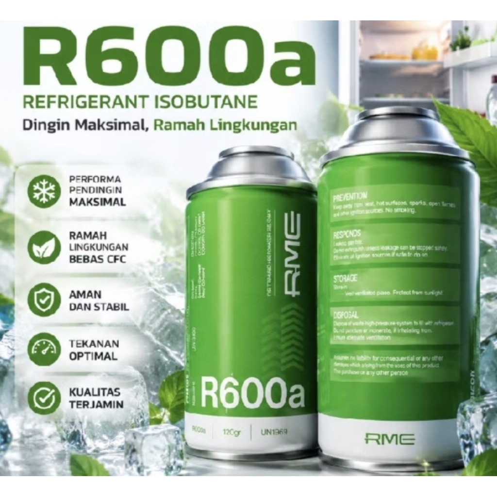 New R600 | Refrigerant R600a Kulkas | R600a Kulkas | Best Quality Dari RME | Refrigerant Kulkas R600