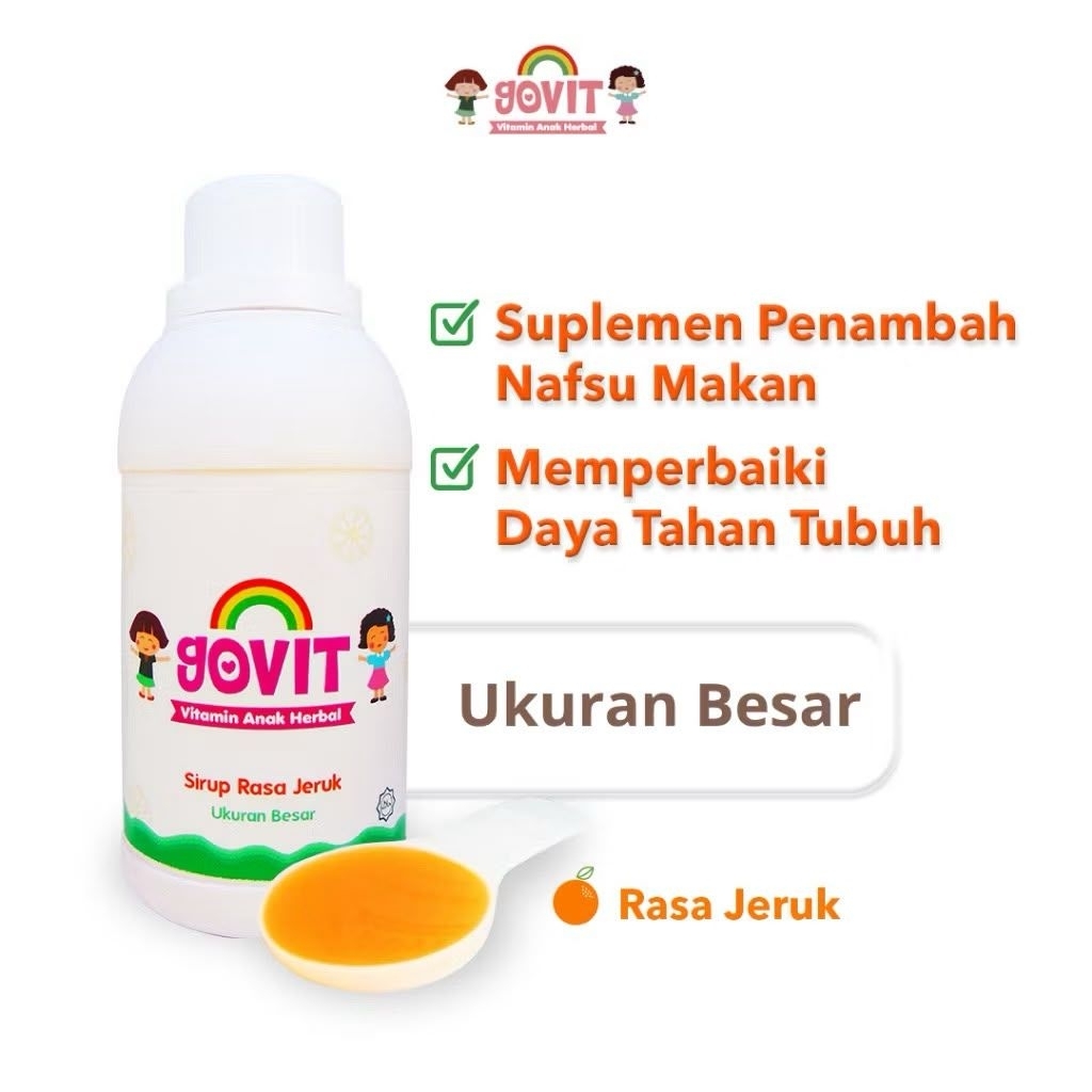 READY GOVIT HERBAL VITAMIN ANAK GOVIT BESAR  150ml