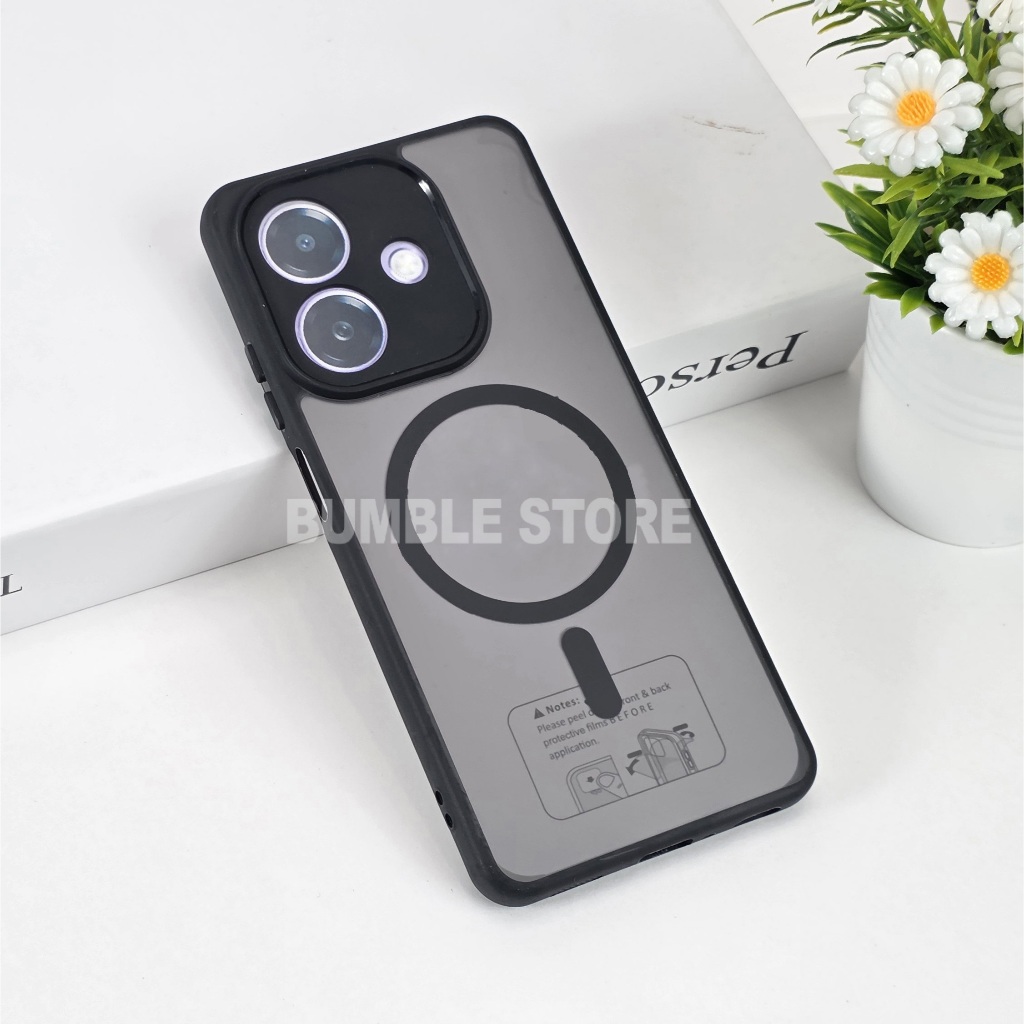 Case Magsafe Oppo A38 Oppo A18 Oppo A3X Oppo A3 NFC Oppo A5i Oppo A5 5G Oppo A5X Support MagSafe Bum