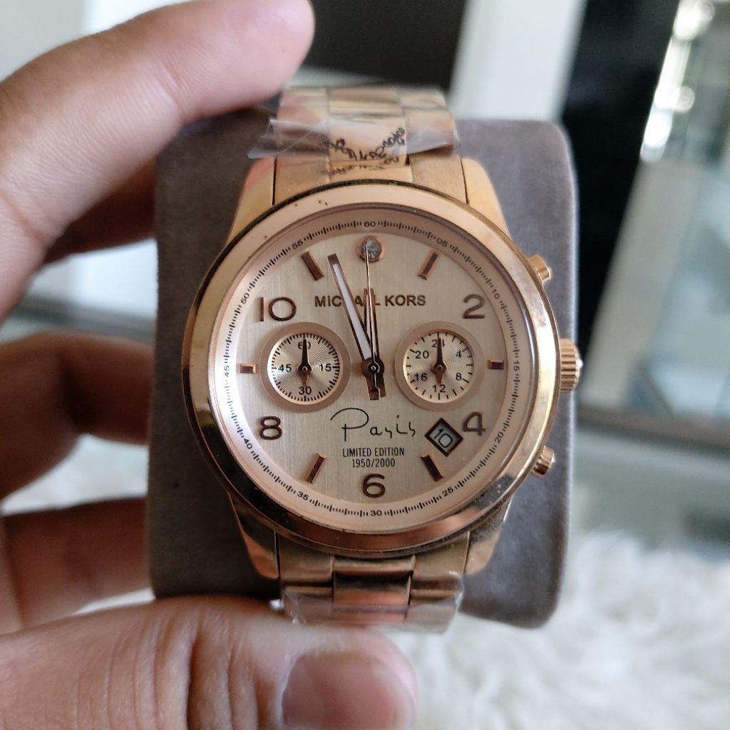 JAM TANGAN WANITA TYPE MK5716 FULLROSE