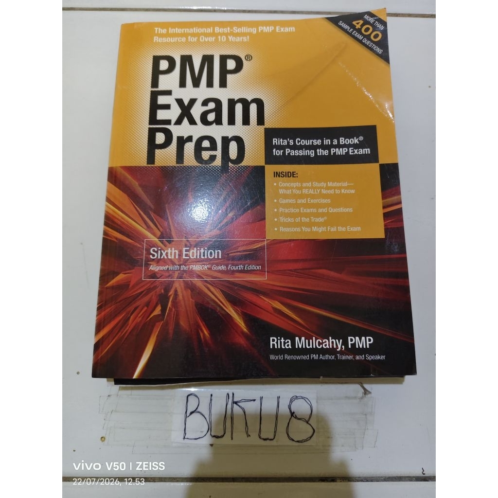 buku PMP exam prep by RITA MULCAHY