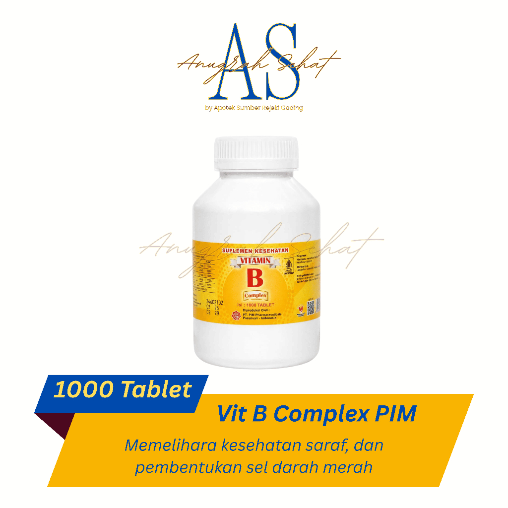 Vitamin B Complex PIM 1000 Tablet