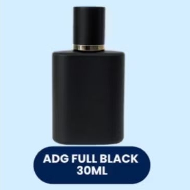 cetak & botol ADG Black 30 ml / custom botlol parfume 30 ml  cetak botol / sablon botol parfume
