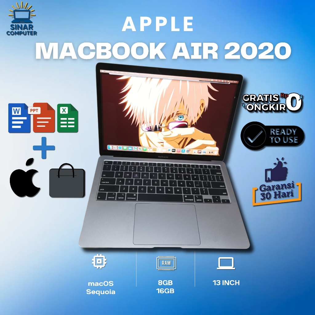 MacBook | Air 2020 2019 2017 2015 Retina Quad Core i5 | i7 MURAH BERGARANSI