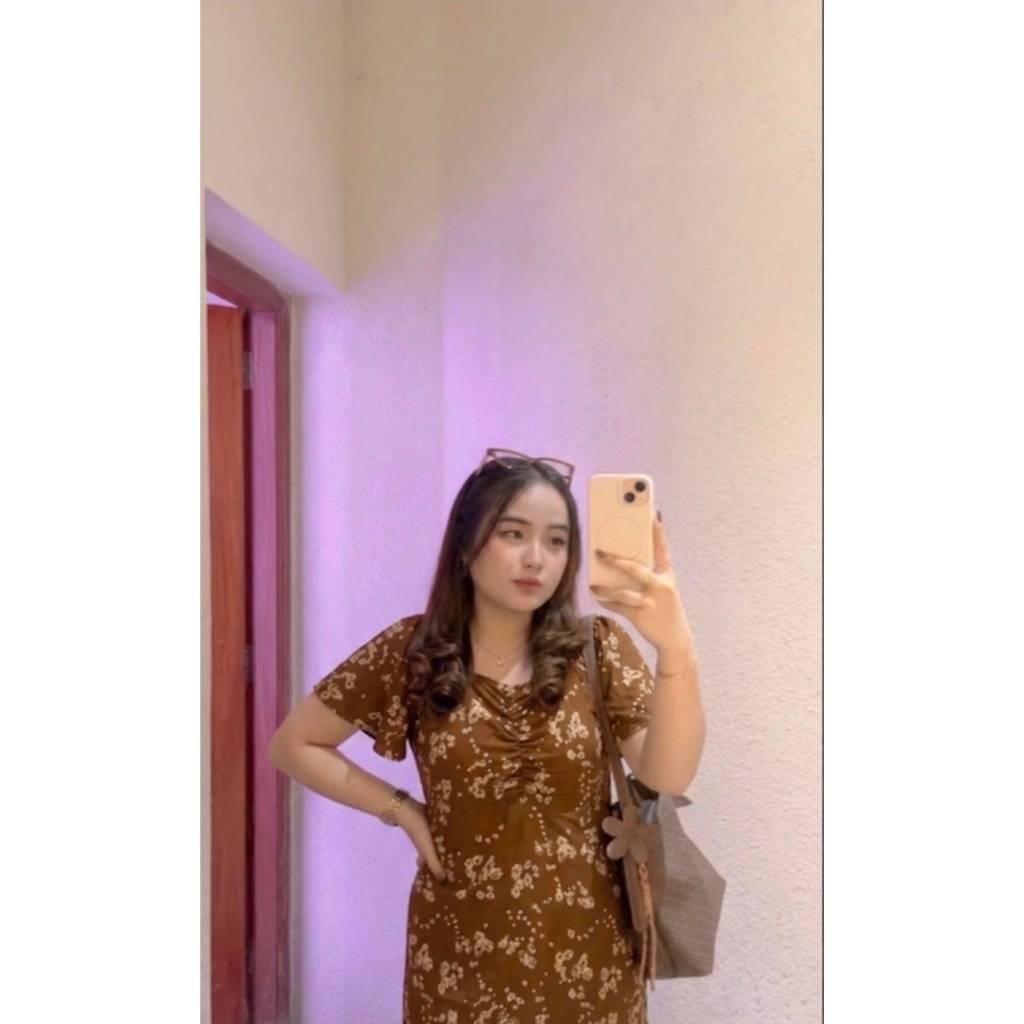 Daster Athalia Bahan Rayon Busui Mewah Cantik Elegant