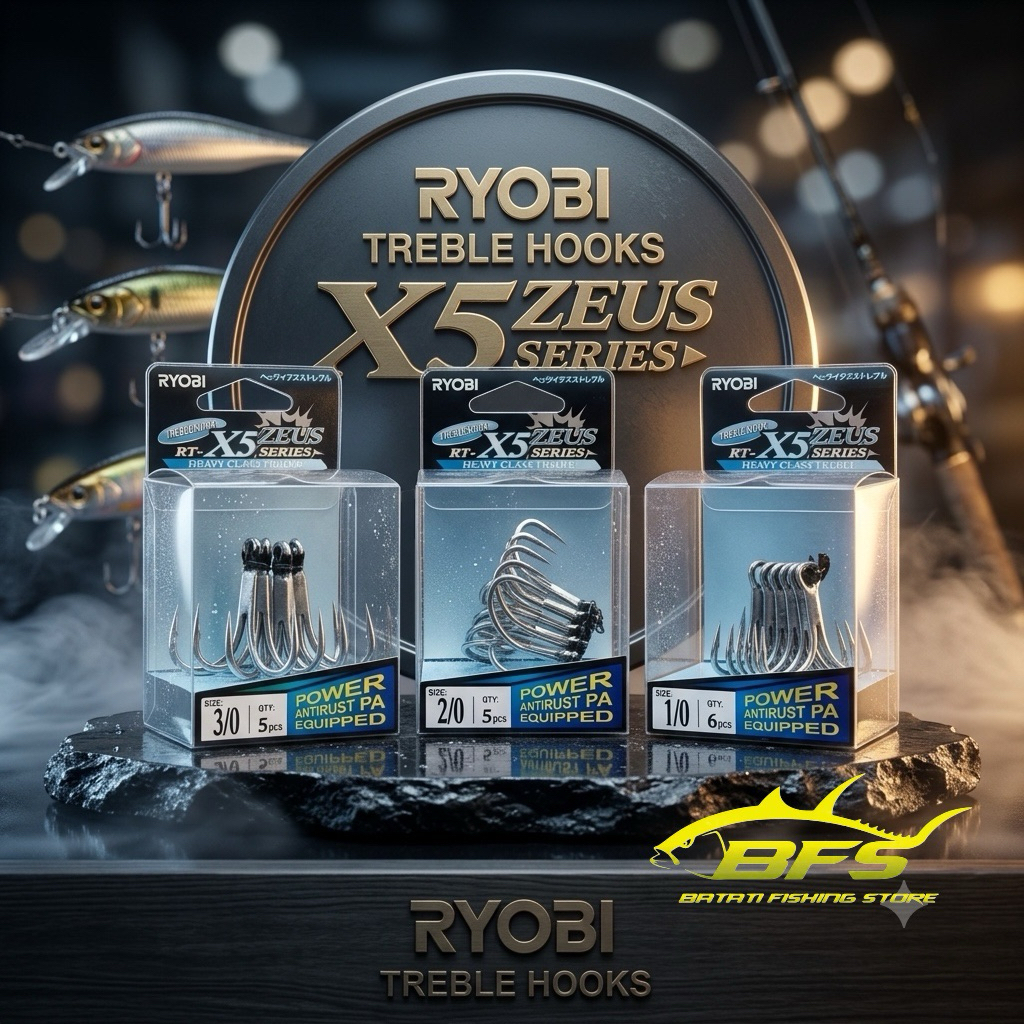 treble hook Ryobi zeus 5x stronge
