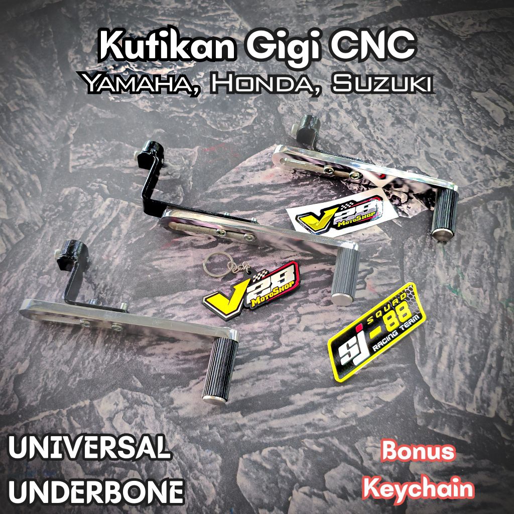 [FREE GANTUNGAN KUNCI] Kutikan Gigi CNC Persneling SJ-88 untuk Underbone UB Yamaha Honda Suzuki semu