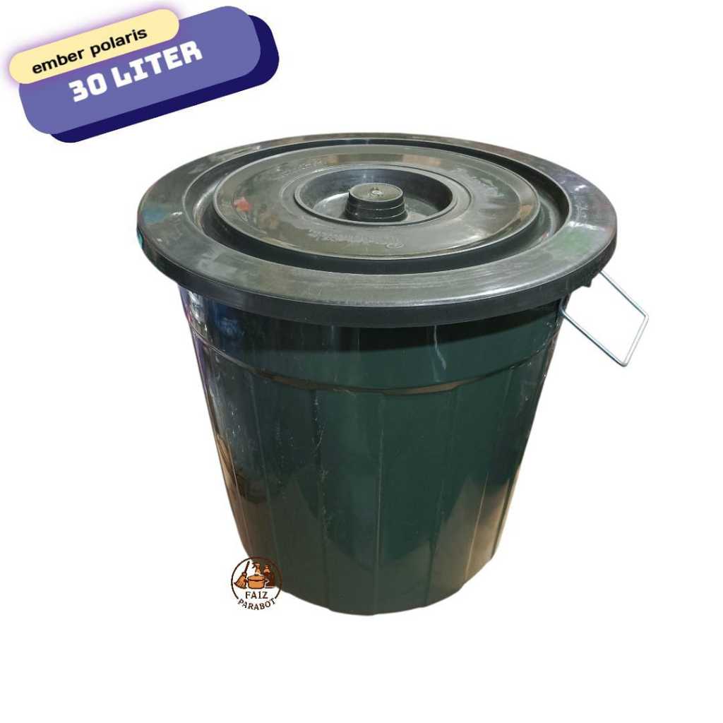 EMBER AIR PLASTIK 30 LITER POLARIS Ember Dengan Tutup 30 Liter