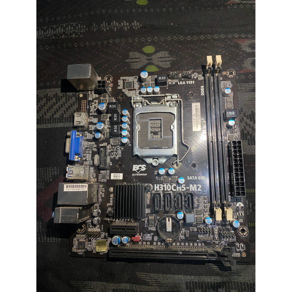 Motherboard Ecs H310CH5-M2 gen 8/9 Pemakaian Pribadi (Minus)