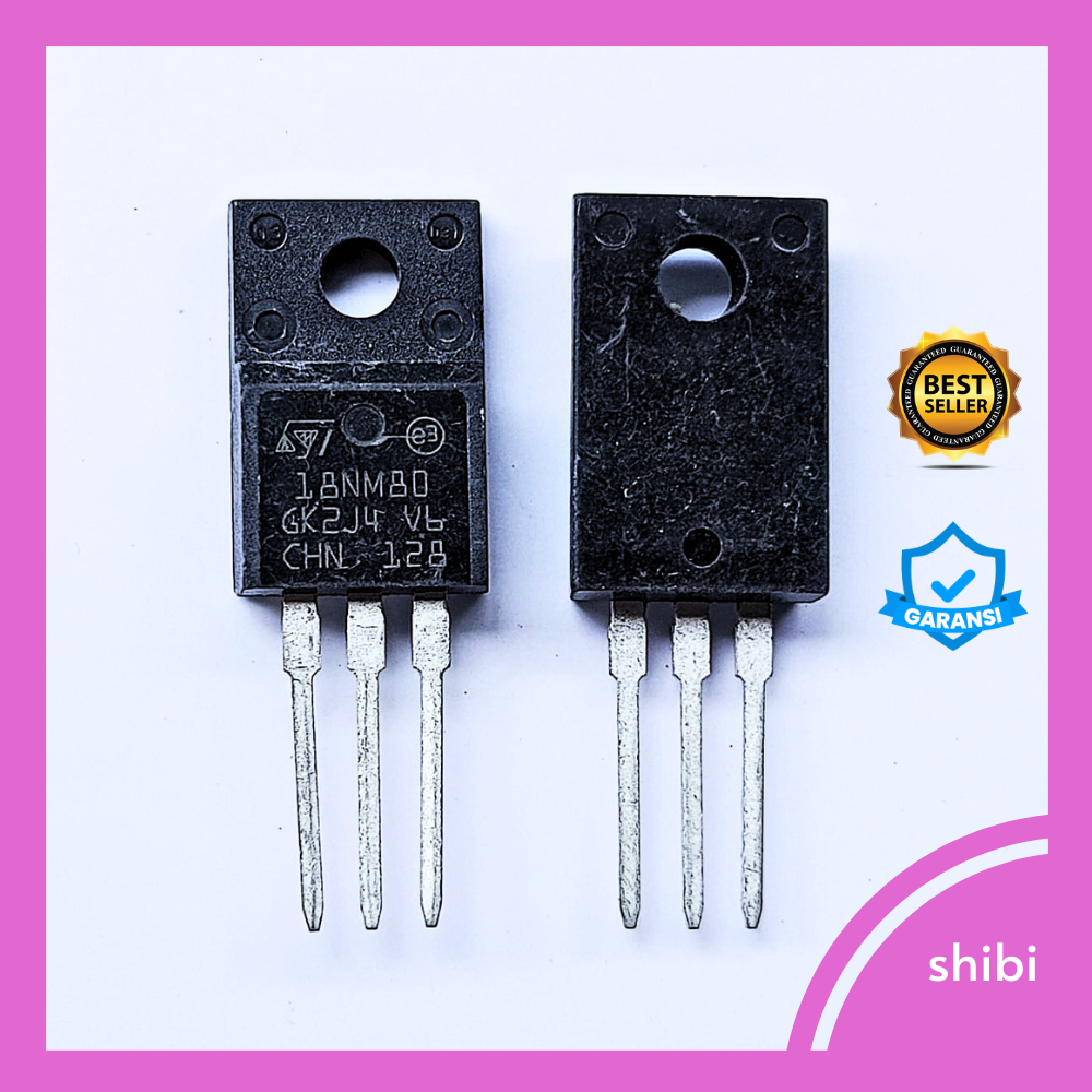 18NM80 GARANSI MOSFET F18NM80 STF18NM80 ST N-Ch 18A 800V To-220F Transistor