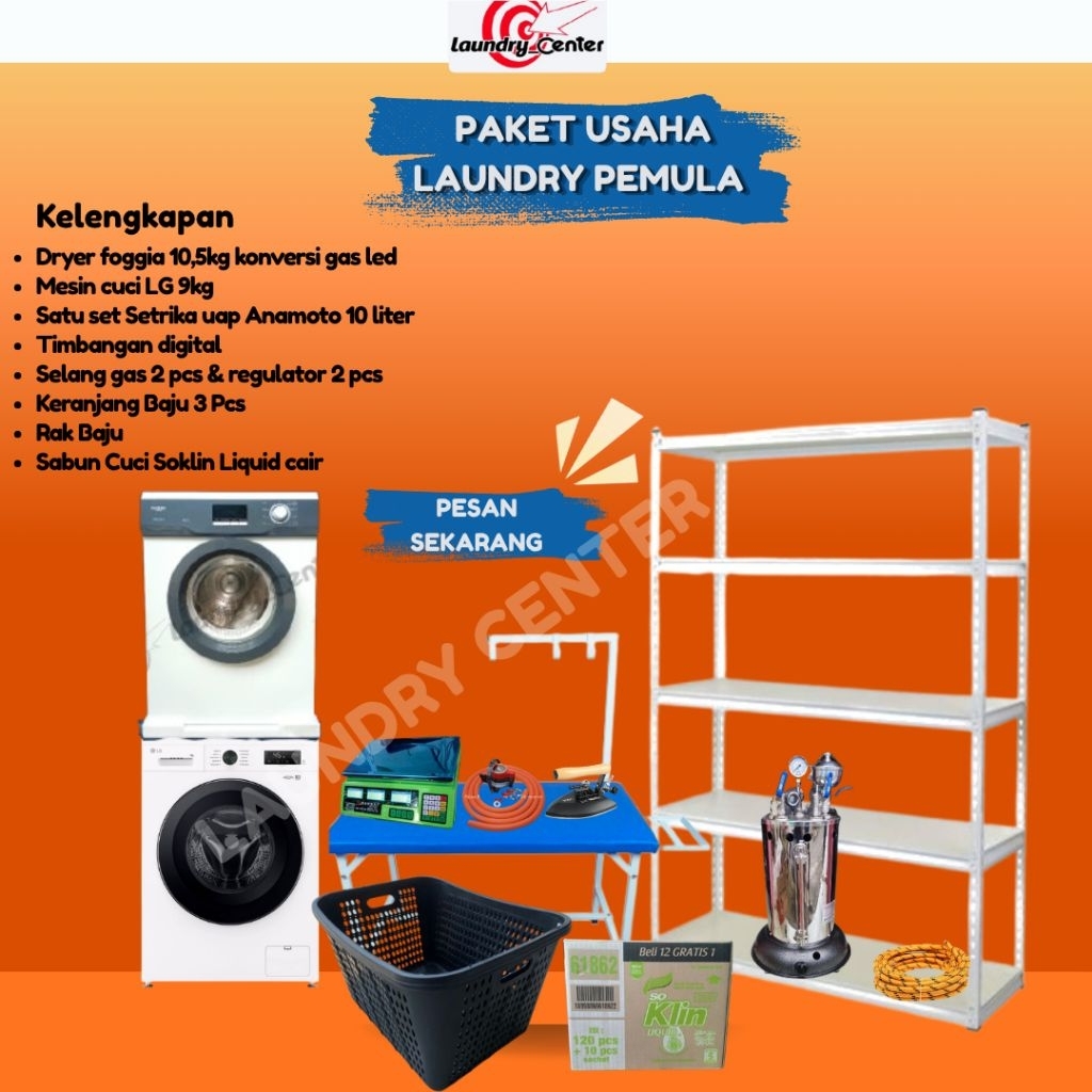 Paket usaha laundry pemula
