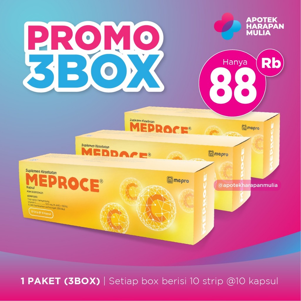 MEPROCE VITAMIN C 500mg (PROMO)