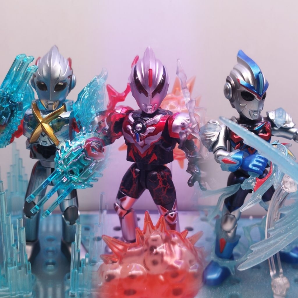 Secret Ultraman Shining version Berlampu X Gamora Orb Thunder breastar Orb trinity Original