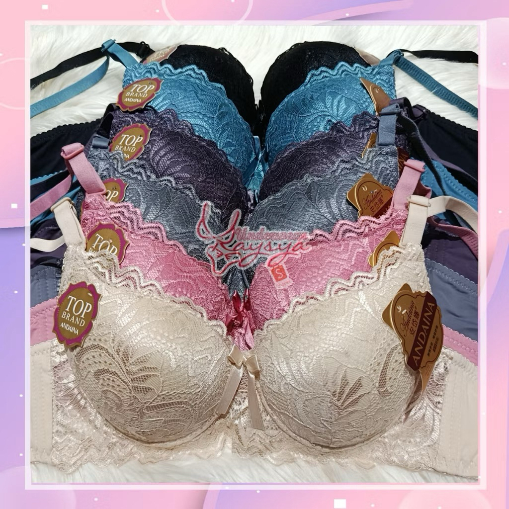 BRA SET BH+CD RENDA BROKAT ANDAINA 445