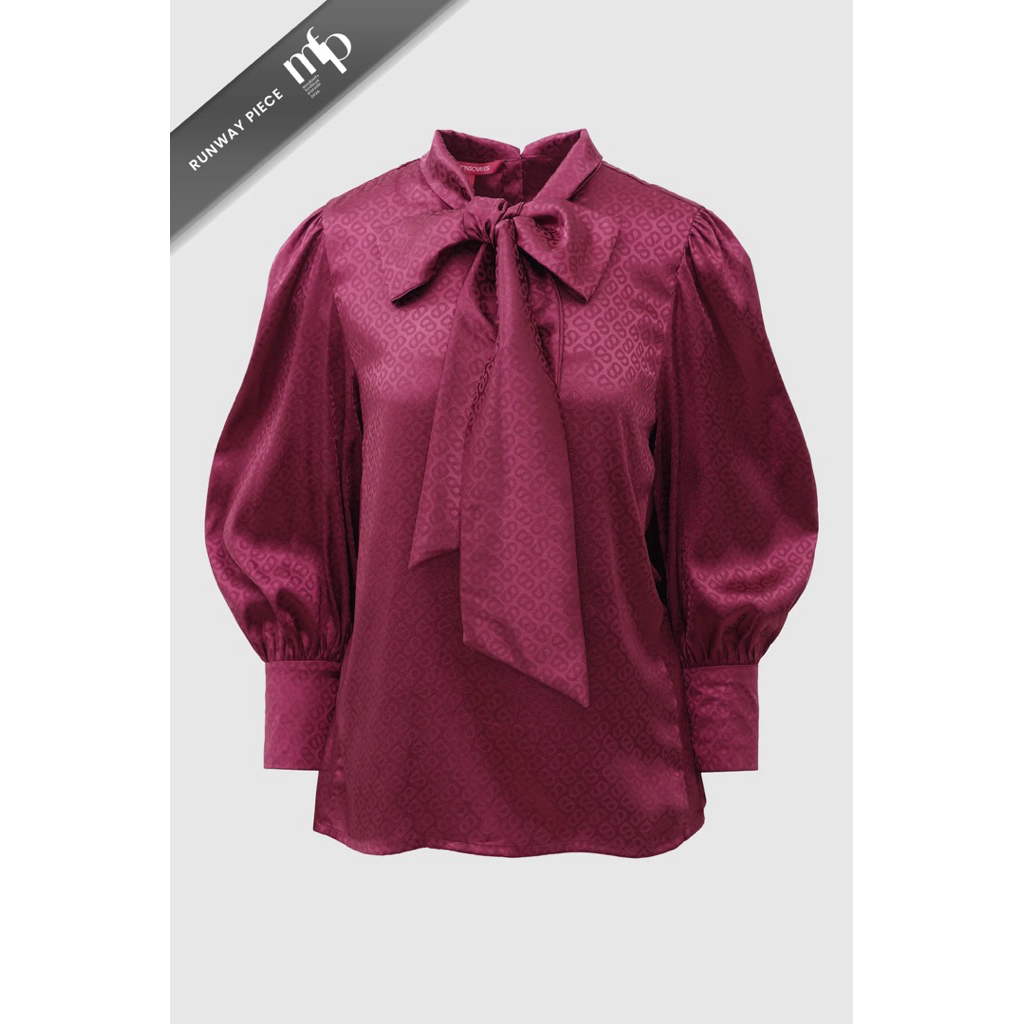 BUTTONSCARVES Alana Tapis Blouse - Raspberry RUNWAY PIECE MFP BALIKPAPAN SAMARINDA NEW BUKAN SECOND 