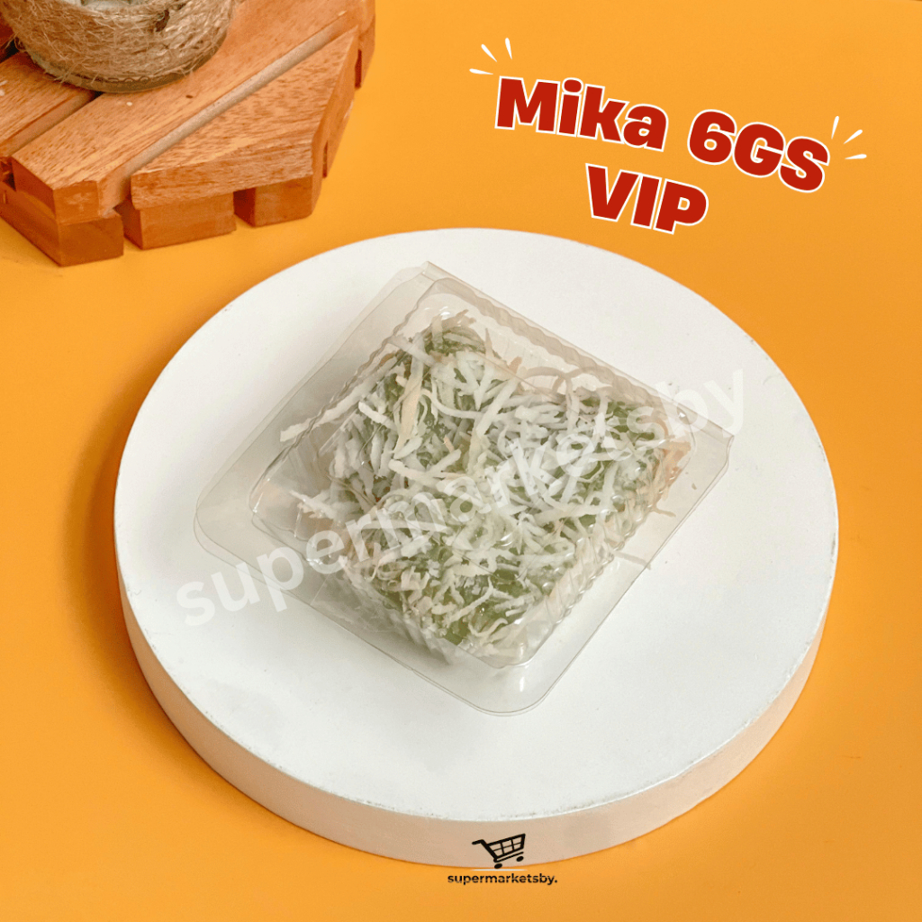 Mika VIP 6GS isi 100 PCS / Mika Plastik Roti Jajan / Box Mika Makanan Kue