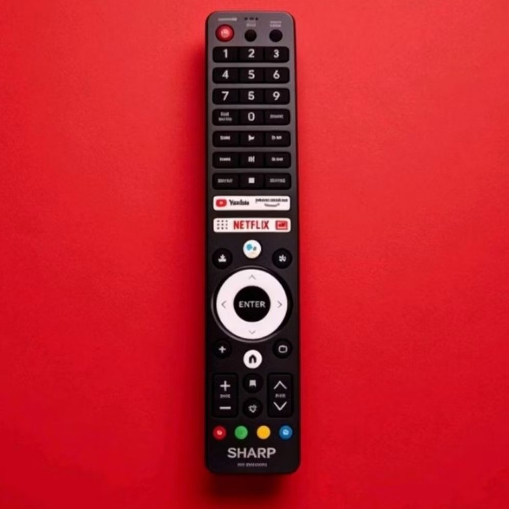 Remote Control TV SMART ANDROID SHARP 4T-C65FV1X Voice Original