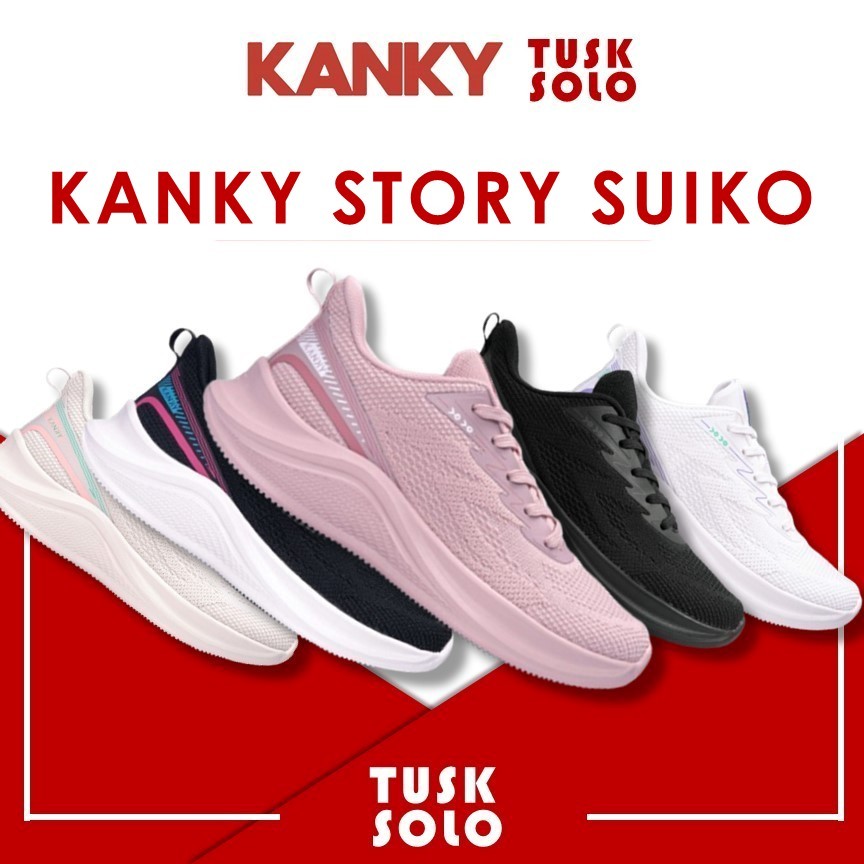 Sepatu Kanky Story Suiko Sepatu Sneakers Casual Sepatu Kanky Sport Pria Wanita Original