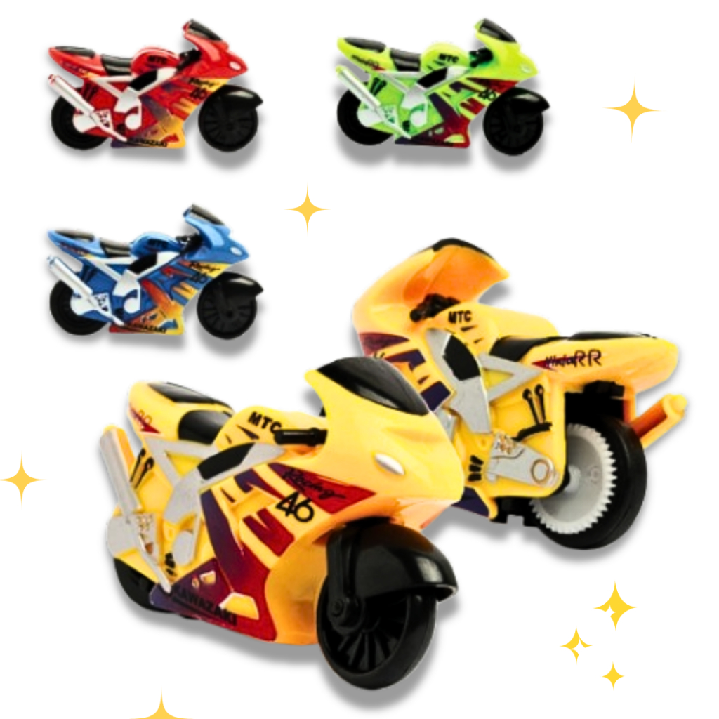 Mainan Motor Balap Rossi Spin Go MC 167/Mainan Anak Cowok/Motor Mainan