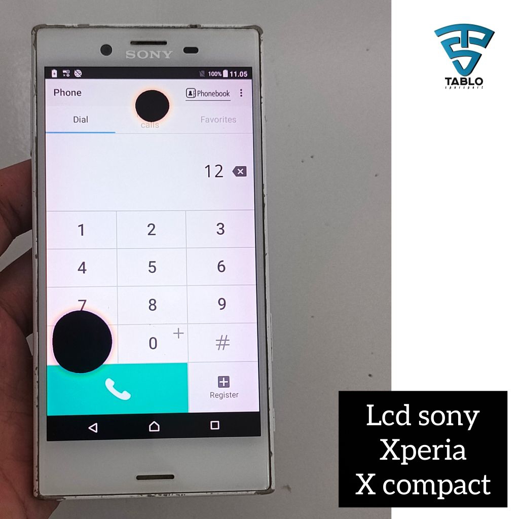 Lcd touchscreen Sony xperia x compact ori minus
