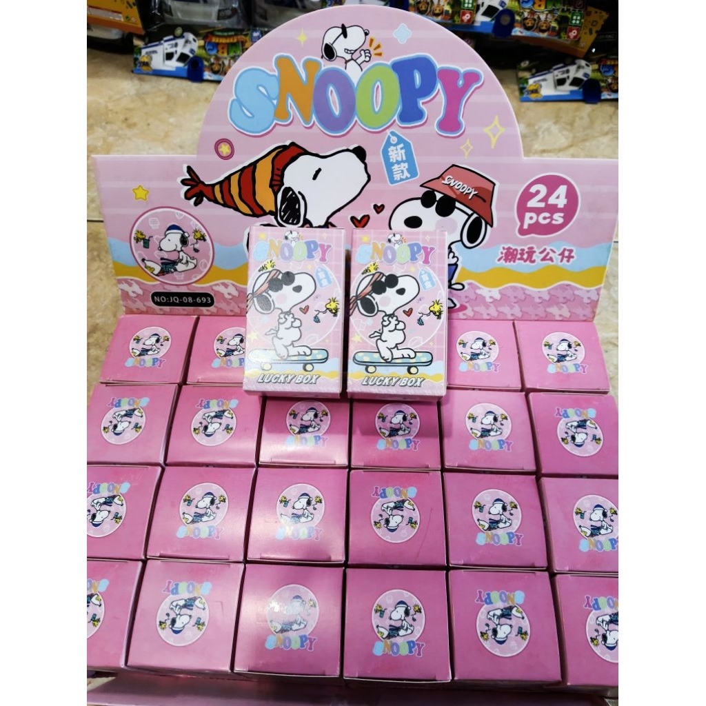 (SNOOPY) TERMURAH MAINAN BLIND BOX SNOOPY SURPRICE DOLL BLINDBOX SNOOPY