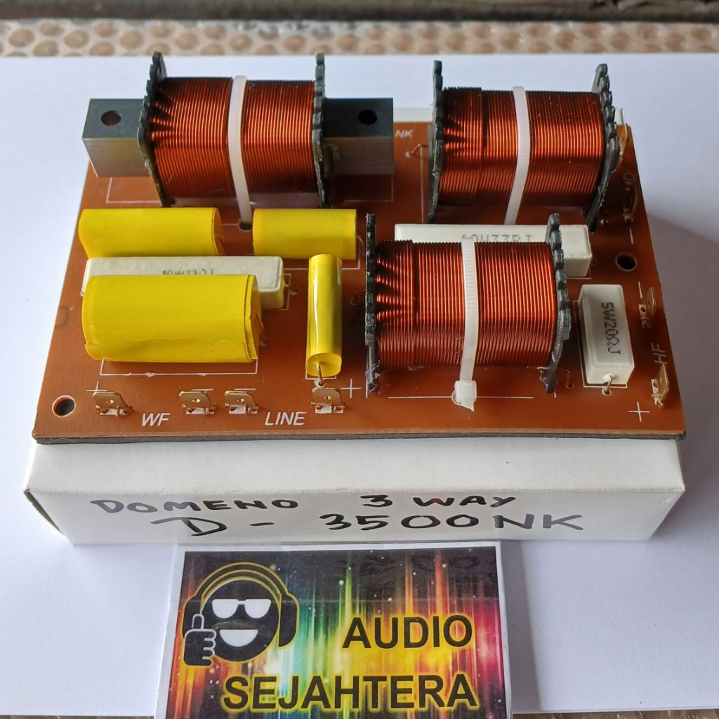 Crossover Pasif 3 Way Domeno D - 3500 NK Mid High Low 500 - 1000 Watt