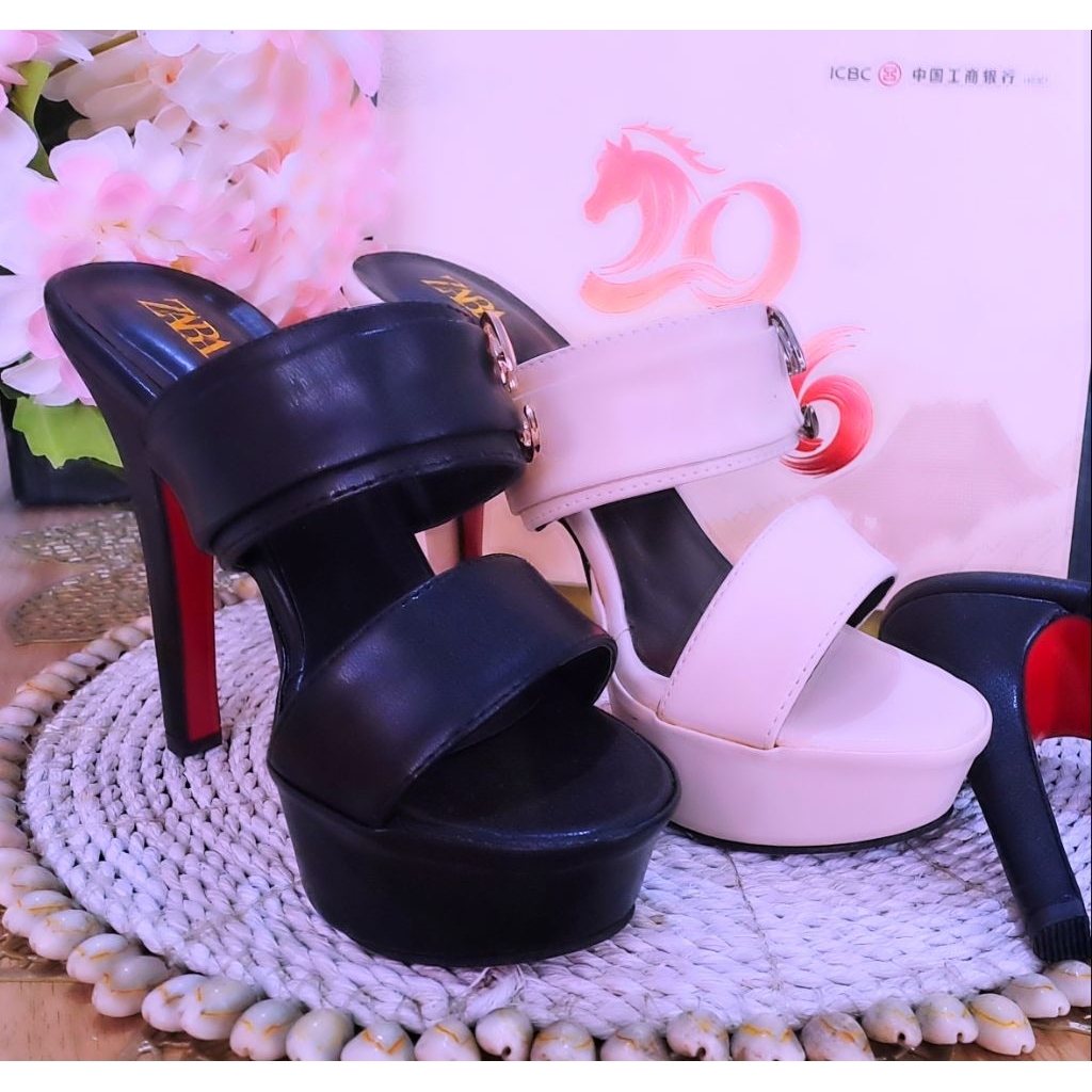 heels sandal ginola heels tinggi 13cm