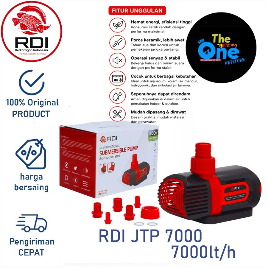 POMPA KOLAM RDI RD JTP SUBMERSIBLE PUMP RDI JTP-7000 Pompa Kolam JTP 7000 RDI Awet Tahan Lama