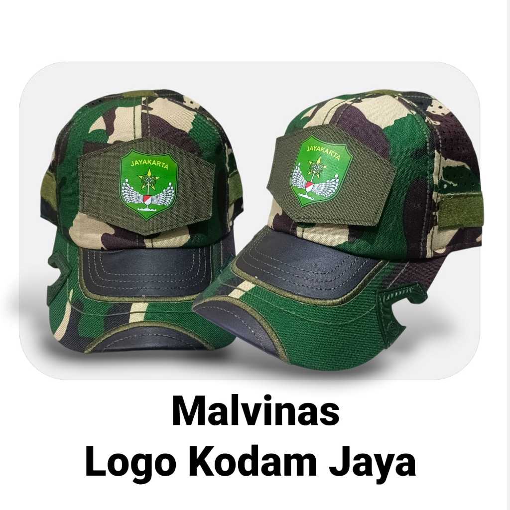 Topi Tactical Coak Malvines Logo Kodam Jaya