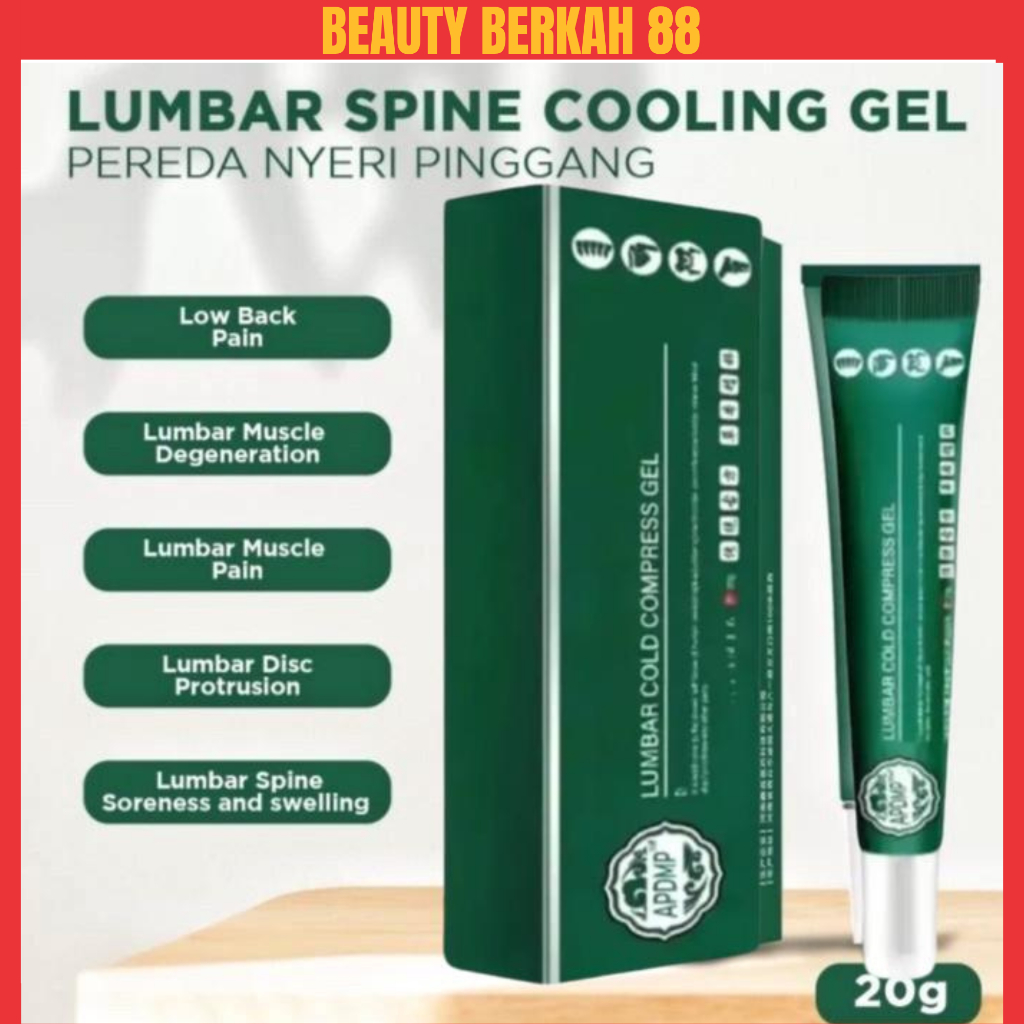 APDMP Lumbar Cold Compress Gel Pereda Nyeri Tulang Cream Lumbar Cold Compress Gel ORIGINAL