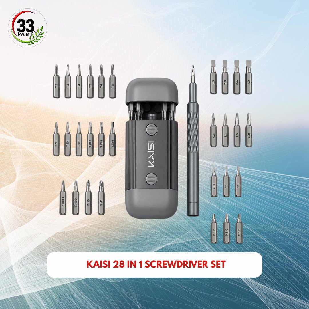 OBENG 1 SET LENGKAP / KAISI 28 IN 1 SCREWDRIVER SET