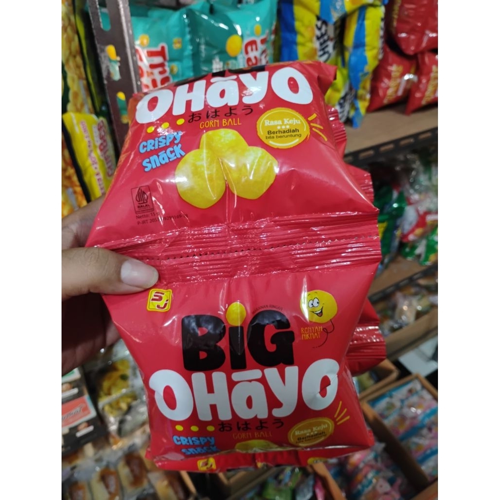 10 Pcs Ciki Big Ohayo - Snack Berhadiah Uang Tunai - Big Ohayo